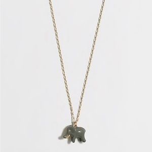 J. Crew Factory Elephant Necklace
